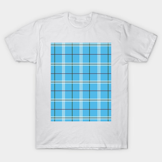 Sky Blue Plaid T-Shirt by PSCSCo